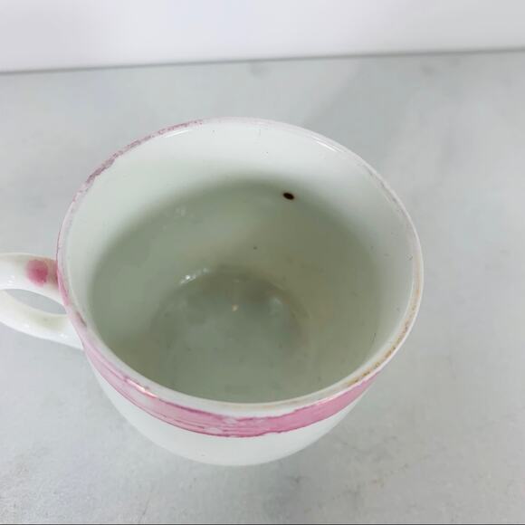 Demitasse Petite Mini Tea Cup Espresso Pink A gift - Picture 6 of 7